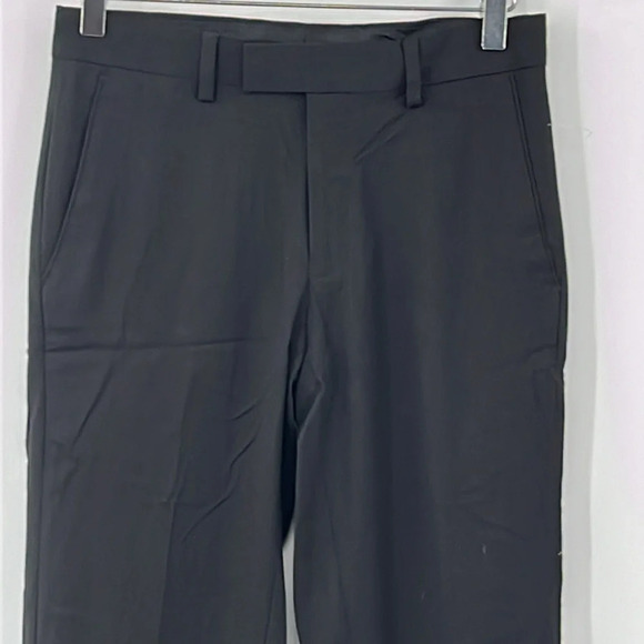 Soul of London Flat Front Unhemmed Dress Pants in Black - NWOT - Size 27R - Picture 2 of 5